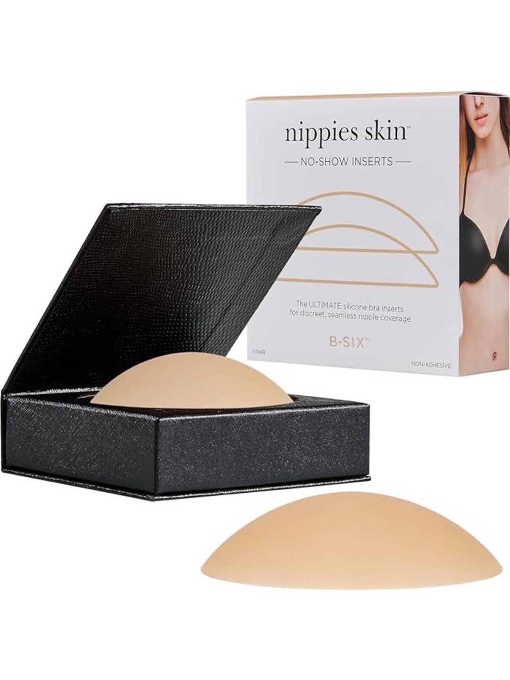 Nippies Skin Non-Adhesive Silicone Nipple Covers - Caramel SZ.1 (A-C Cup)